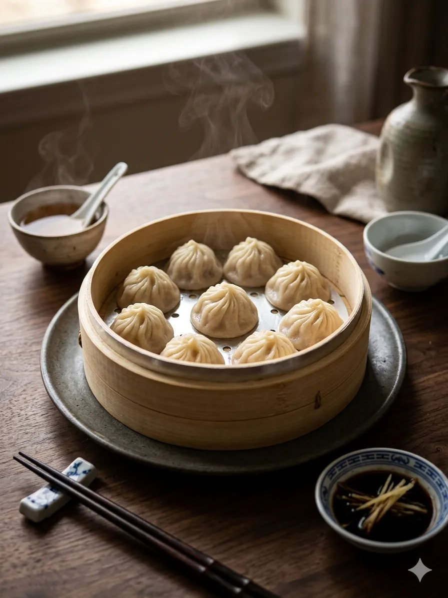 Xiao Long Bao at Joyee Dumpling House, Chinese Restaurant in Oceanside